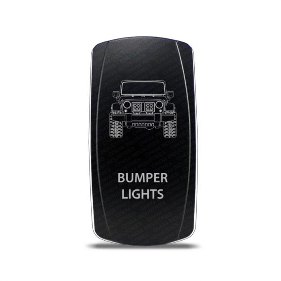Green LED CH4x4 Rocker Switch Jeep Wrangler JK Bumper Lights Symbol 