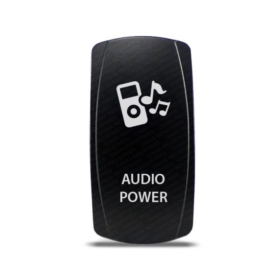 CH4x4 Rocker Switch Audio Power Symbol