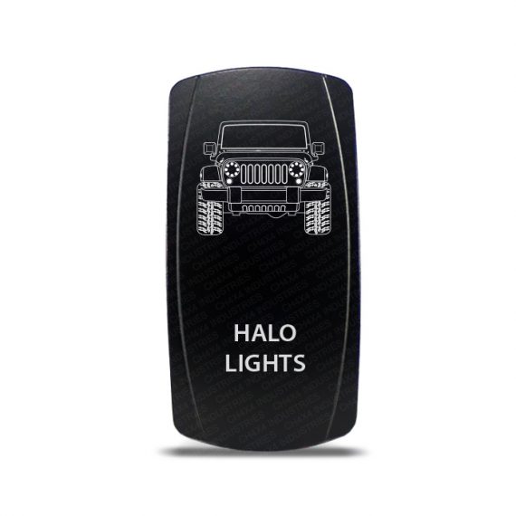 CH4x4 Rocker Switch JK Halo Lights Symbol