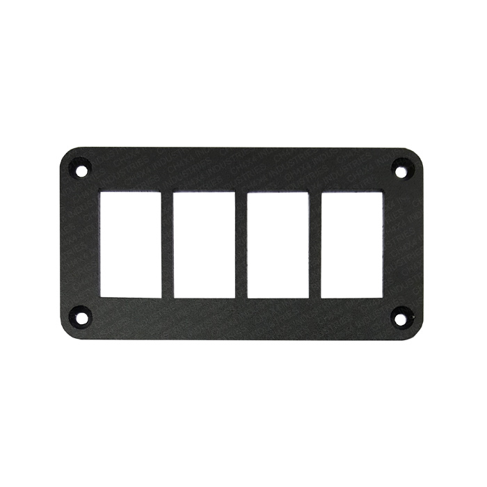 WINOMO Rv Rocker Switch Holder Panel Housing Kit Car Fireproof ABS Plastic Switch Mount 