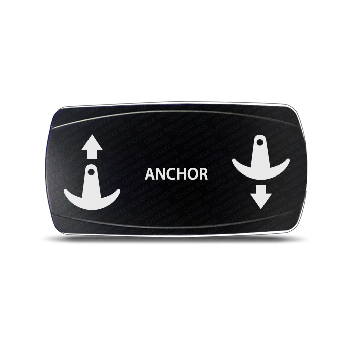 CH4X4 Marine Momentary Rocker Switch Anchor Symbol 1 
