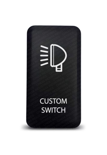 CH4X4 Custom Laser-Etched Push Switches for Toyota