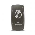 CH4x4 Gray Series Rocker Switch Air Compressor Symbol 3