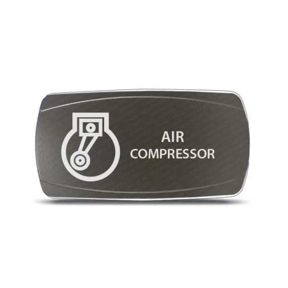 CH4x4 Gray Series Rocker Switch Air Compressor Symbol 3 - Horizontal