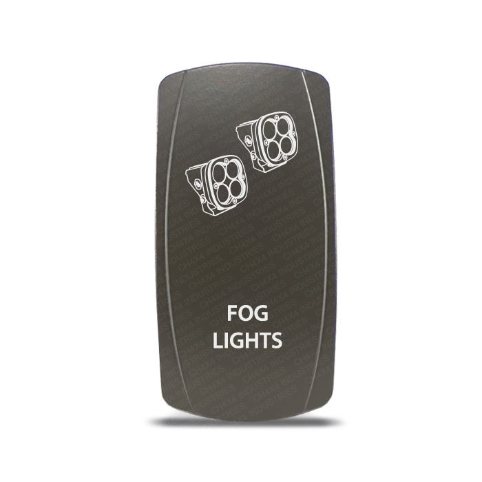 CH4x4 Gray Series Rocker Switch Fog Lights Symbol 2