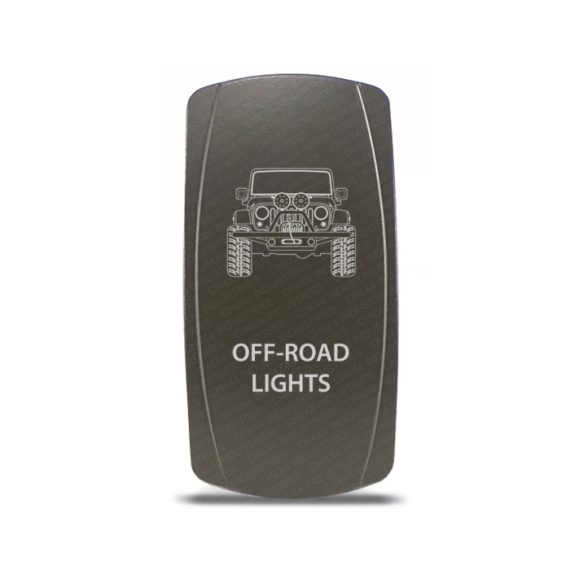 CH4x4 Gray Series Rocker Jeep JK Off-Road Lights Symbol