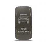 CH4x4 Gray Series Rocker Jeep JK Roof Light Bar Symbol