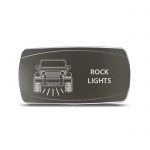 CH4x4 Gray Series Rocker Jeep JK Rock Lights Symbol - Horizontal