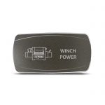 CH4x4 Gray Series Rocker Switch Winch Power Symbol - Horizontal