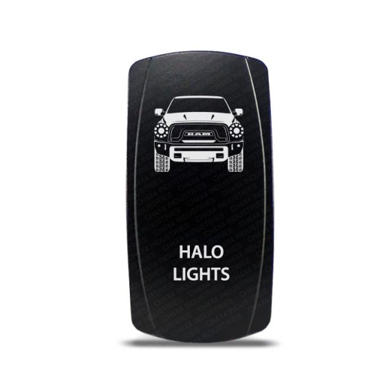 CH4x4 Rocker Switch Dodge Ram Halo Lights Symbol