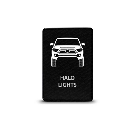 CH4x4 Small Push Switch for Toyota Tacoma 3rd Gen - Halo Lights Symbol