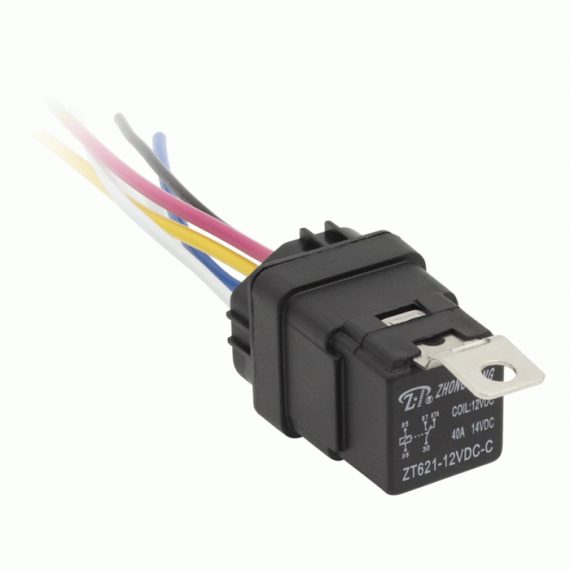CH4X4 Marine Grade Waterproof 12V 40 Amp Relay with 5 Pin Harness