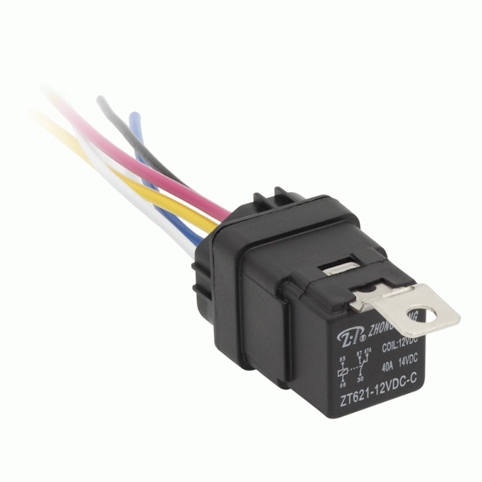 5-Pin 12V 40/30amp New Waterproof Relay Socket arco Starting & Charging R040 Replaces for Volvo Penta 876040-7 854357-1 5 Terminal Relay Switches & Starters