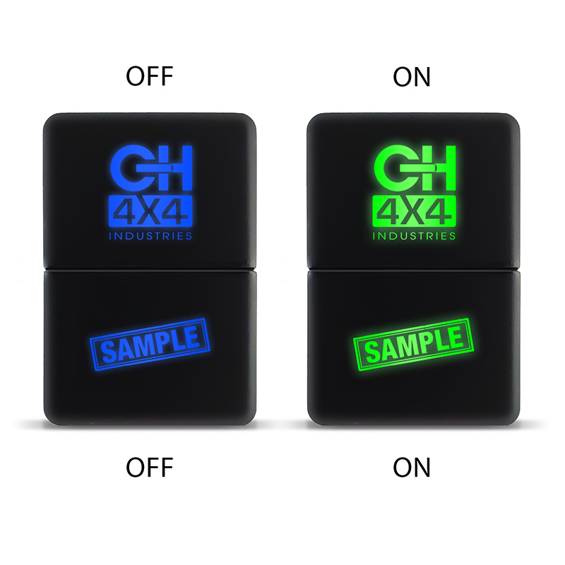 Blue LED CH4X4 Push Switch for Toyota Front Camera Symbol 2 