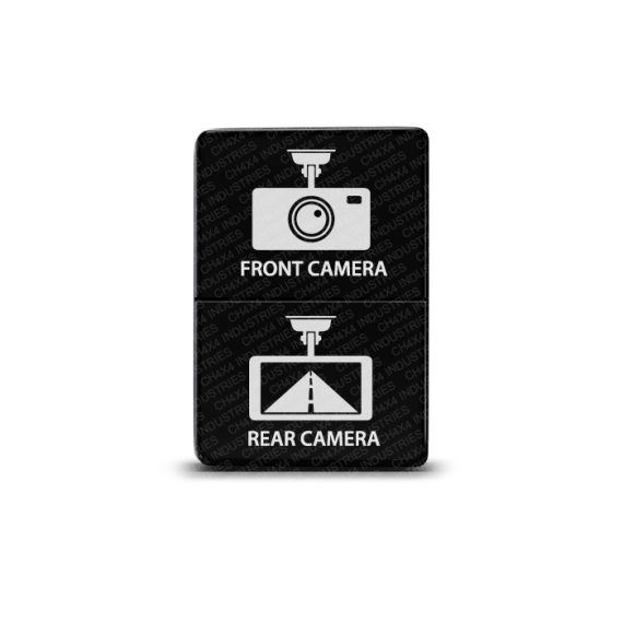 CH4x4 Small Dual Push Switch for Toyota – Front & Rear Camera Symbol