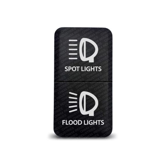 CH4x4 Dual Push Switch for Toyota – Spot & Flood Lights Symbol