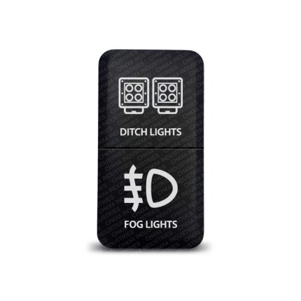 CH4x4 Dual Push Switch for Toyota – Ditch & Fog Lights Symbol