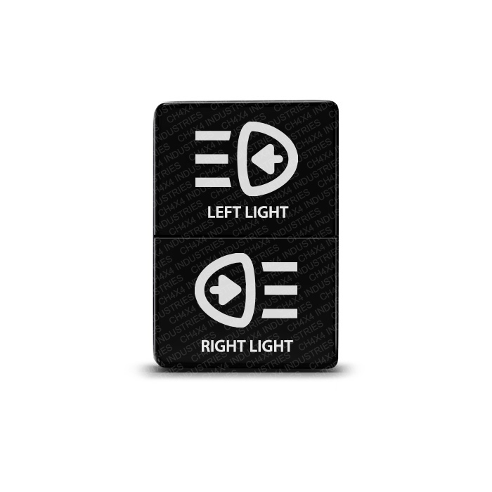 CH4x4 Small Dual Push Switch for Toyota – Left & Right Light Symbol