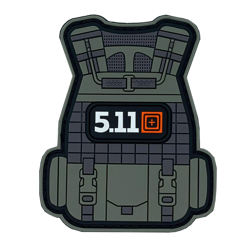 CH4X4 3D PVC Velcro Patches 5.11 Tactical Vest Style CH4X4 Industries