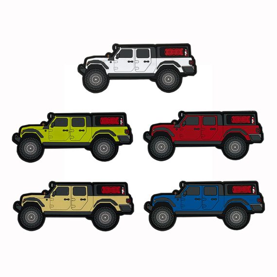 CH4X4 3D PVC Velcro Patches - Gladiator Style for Jeep enthusiasts