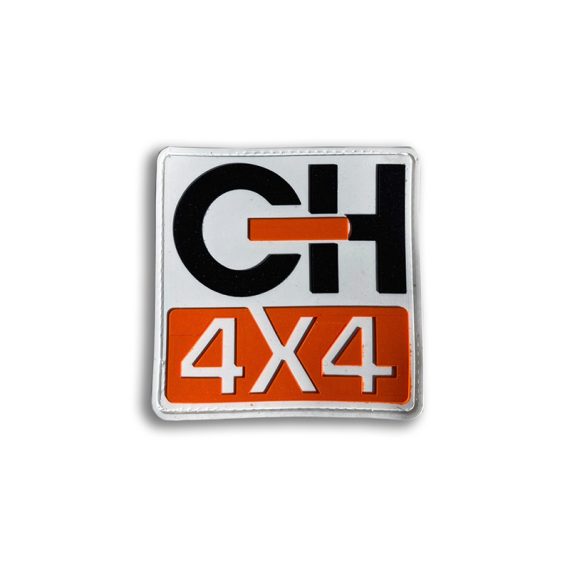 CH4X4 3D PVC Velcro Patches - CH4X4 Logo