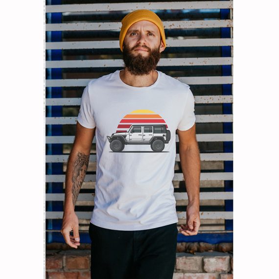 CH4X4 Wrangler Premium T-Shirt for Jeep enthusiasts