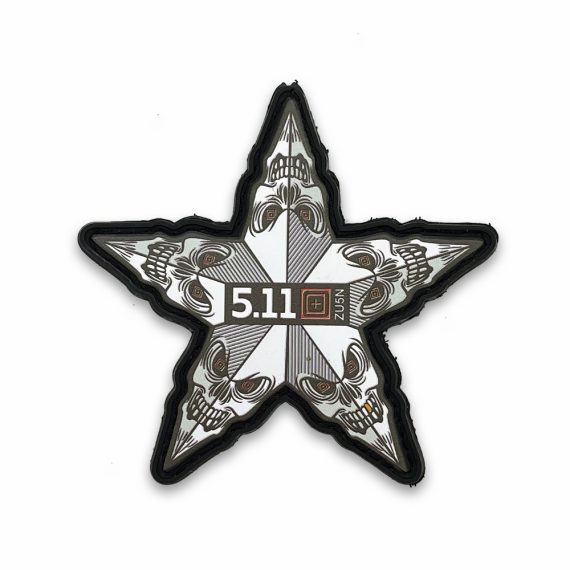 CH4X4 3D PVC Velcro Patches - 5.11 Star Style
