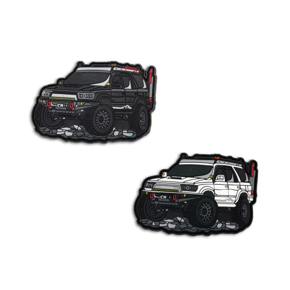 CH4X4 3D PVC Velcro Patches - 4Runner 4th Gen Series Style