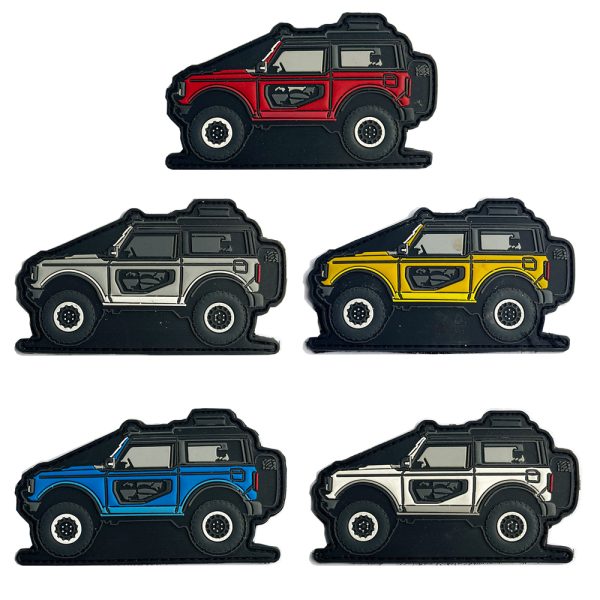 CH4X4 3D PVC Velcro Patches - Ford Bronco Style